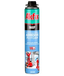 Spuma poliuretanica adeziv pentru polistiren Akfix 850 ml