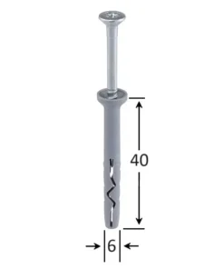 Diblu Cui Percutie 6×40 – 200buc/cutie