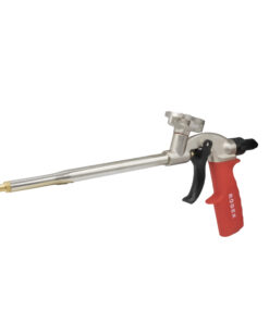 Alternative view of Pistol pentru Aplicare Spuma Poliuretanica, Metalic, cu Maner Ergonomic, Ajustare Debit de Spuma, 32x18,5cm, Rosu-Negru, Rodex