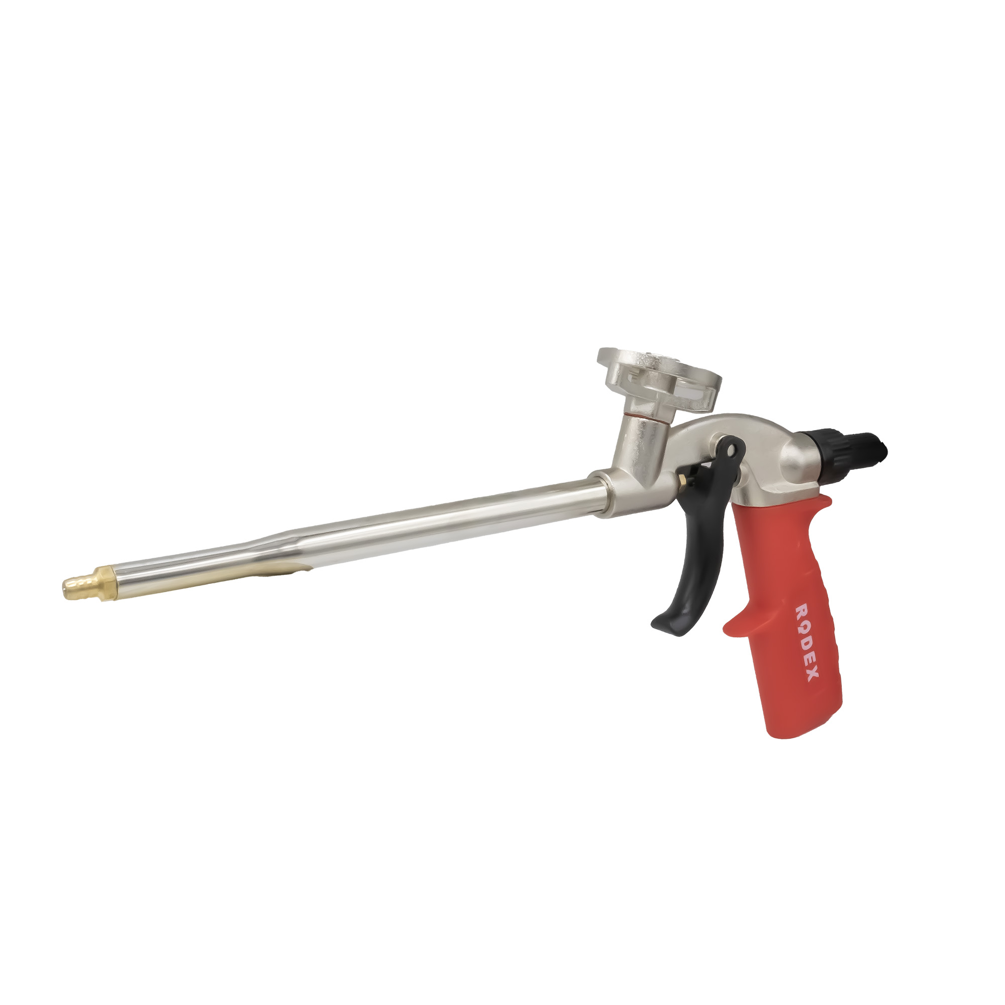 Pistol pentru Aplicare Spuma Poliuretanica, Metalic, cu Maner Ergonomic, Ajustare Debit de Spuma, 32x18,5cm, Rosu-Negru, Rodex 2 Pistol pentru Aplicare Spuma Poliuretanica, Metalic, cu Maner Ergonomic, Ajustare Debit de Spuma, 32x18,5cm, Rosu-Negru, Rodex - imagine 2