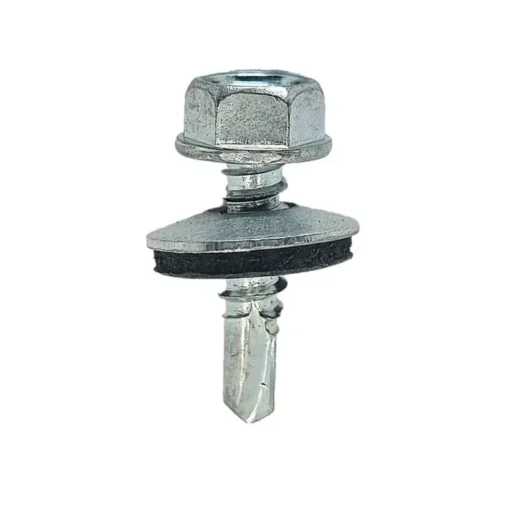Surub Autoforant Cap Hexagonal 4.8x19mm Zincat Cu Saiba EPDM vf metal – 50buc/SET