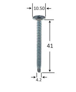 SET 100 buc Surub Autoforant Cap Plat 4.2x41mm Zincat 4 Surub Autoforant Cap Plat 4.2x41mm Zincat b.jpg