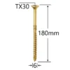Surub Dulgherie Cap Inecat 6x180mm – 100buc/cutie 5 Surub Dulgherie Cap Inecat 6x180 aa.jpg