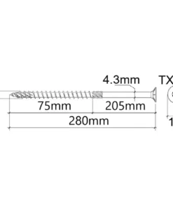 Surub Dulgherie Cap Inecat 6x280mm – 100buc/cutie 5 Surub Dulgherie Cap Inecat 6x280 cc.jpg