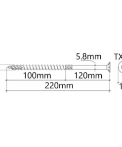 Surub Dulgherie Cap Inecat 8x220mm – 50buc/cutie 5 Surub Dulgherie Cap Inecat 8x220 cc.jpg