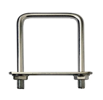 Brida prindere panouri gard zincata cu placuta si piulite pentru teava 40x40mm 1 Brida prindere panouri gard zincata cu placuta si piulite pentru teava 40x40mm