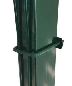 Alternative view of Brida prindere panouri gard verde cu placuta si piulite pentru teava 40x40mm