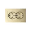 Priza dubla shucko GOLD 5 KE01408
