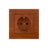Priza shucko lemn 4 KE01505
