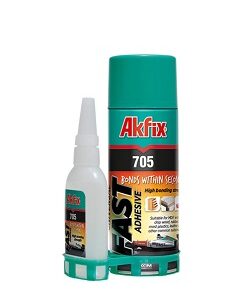 Adeziv cianoacrilat Akfix 705, set 50GR+200ML