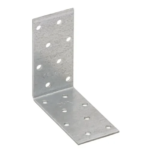 Coltar metalic pentru lemn ranforsat 80*80*40*2 mm KM7